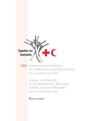 Resolutions - Standing Commission of the Red Cross and Red ...