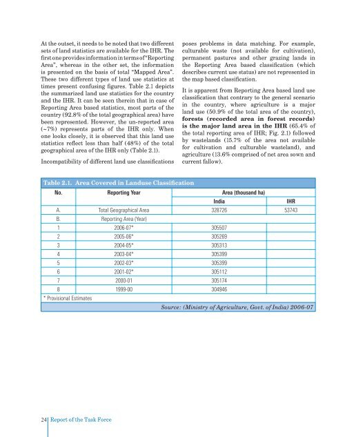 Task Force Report - Govind Ballabh Pant Institute of Himalayan ...