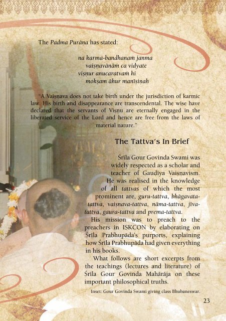 Get the pdf - Gour Govinda Swami