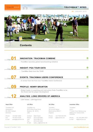 January 2010 - TrackMan