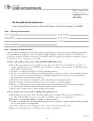 Hardship Withdrawal Application - General Board of Pension and ...
