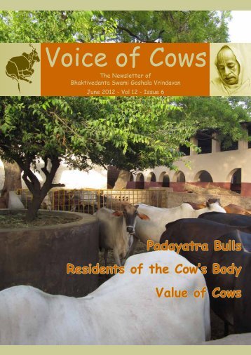 Voice of Cows - ebooks - ISKCON desire tree