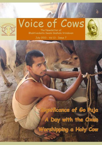 Voice of Cows - Bhaktivedanta Swami Goshala