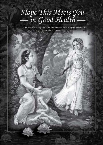 Hope This Meets You â in Good Health â - Hare Krishna Melbourne