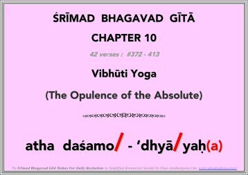 Gita slokas Ch 10 - ebooks - ISKCON desire tree