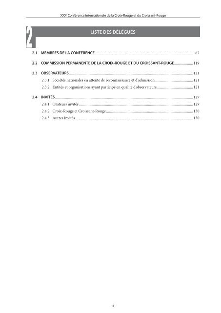 XXXe CONFÃRENCE INTERNATIONALE DE LA CROIX-ROUGE ET ...