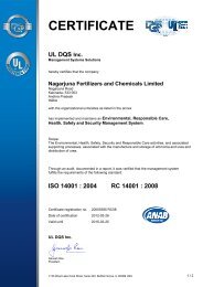 20005385 - Nagarjuna Fertilizers and Chemicals Limited- RC 14k