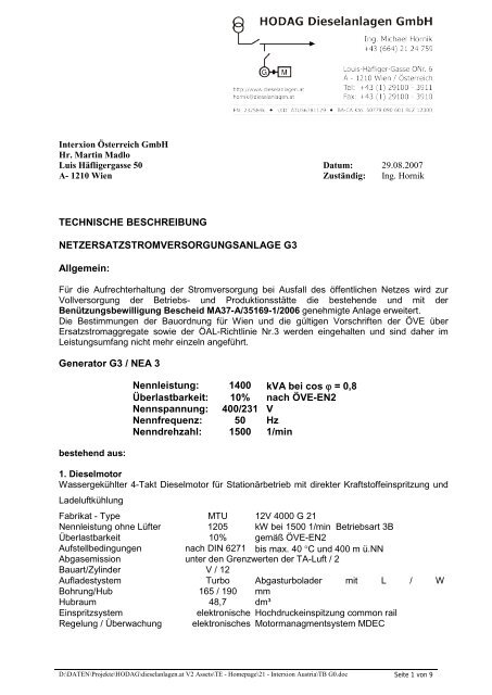 Thomas Elser - HODAG Dieselanlagen GmbH