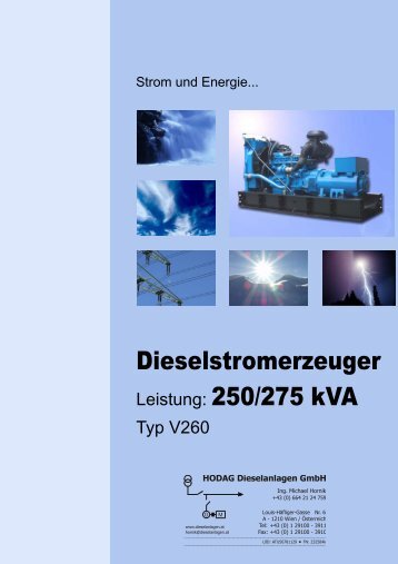 250 kVA mit Volvo Motor.pdf - HODAG Dieselanlagen GmbH