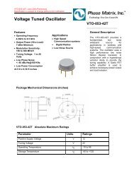 4.2 to 6.5 GHz Low Noise VCO