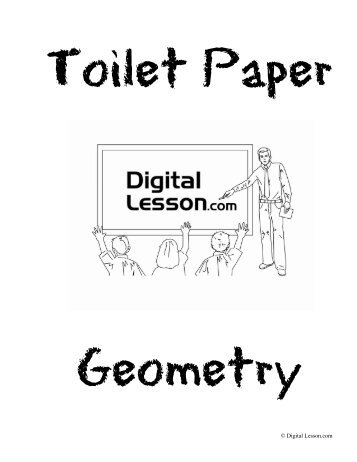 Toilet Paper Geometry Preview Pages - DigitalLesson.com
