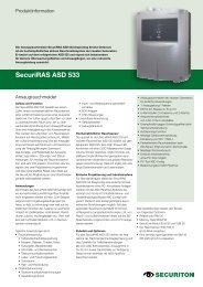 SecuriRAS ASD 533 - Securiton GmbH