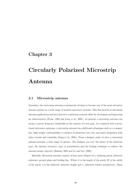Development of Circularly Polarized Microstrip ... - CEReS - åèå¤§å­¦