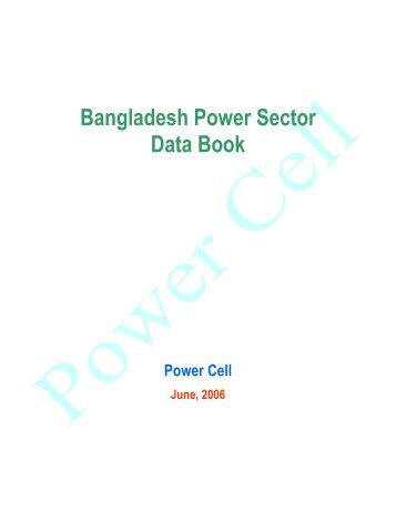 Bangladesh Power Sector Data Book - POWER Bangladesh