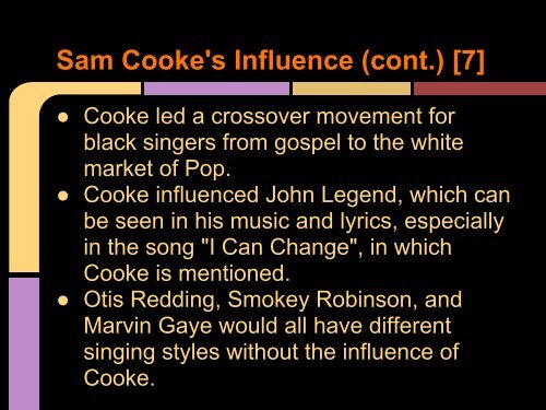 Sam Cooke - Scott D. Lipscomb