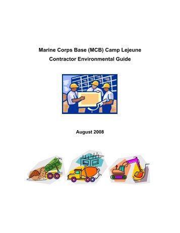 Camp Lejeune Contractor Environmental Guide - Marine Corps ...