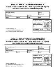 annual rifle training databook annual rifle training databook
