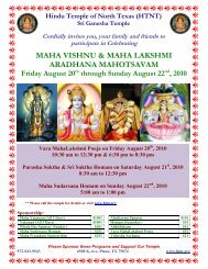 MAHA VISHNU & MAHA LAKSHMI ARADHANA MAHOTSAVAM