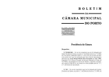 boletim 3464 - CÃ¢mara Municipal do Porto