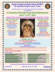 Sri Ganesha Chaturthi Dasa-Dina Mahotsavam Sep 6