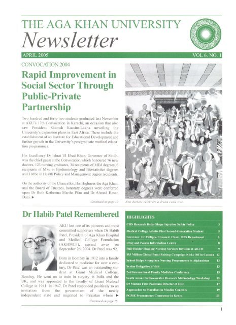 Newsletter - Aga Khan University