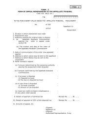 FORM - Z FORM OF APPEAL MEMORANDUM TO THE APPELLATE ...