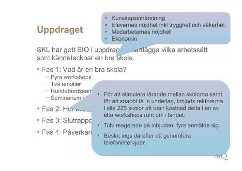 René Chocron och Åsa Rönnbäck - Institutet för Kvalitetsutveckling ...