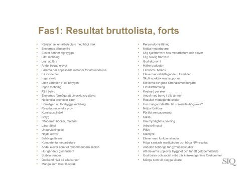 René Chocron och Åsa Rönnbäck - Institutet för Kvalitetsutveckling ...