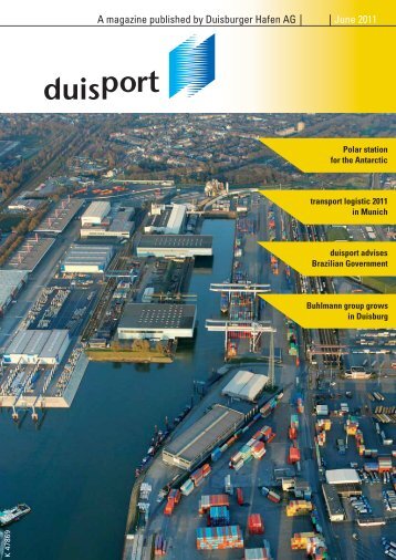 A magazine published by Duisburger Hafen AG June 2011 - Duisport