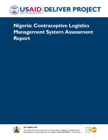 Contraceptive Logistics Management System ... - UNFPA Nigeria