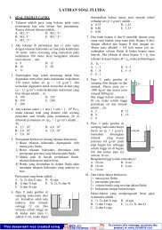 LATIHAN SOAL FLUIDA