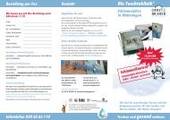 Download Flyer SchimmelControl - Feuchteklinik