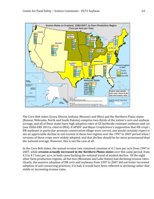 a four-fold rise - Center for Food Safety