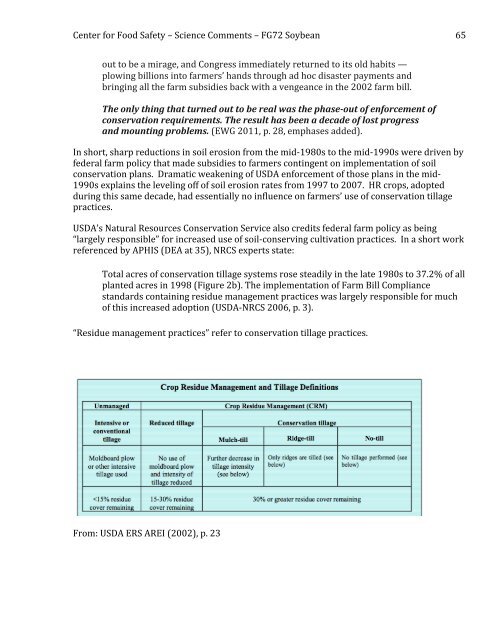 a four-fold rise - Center for Food Safety