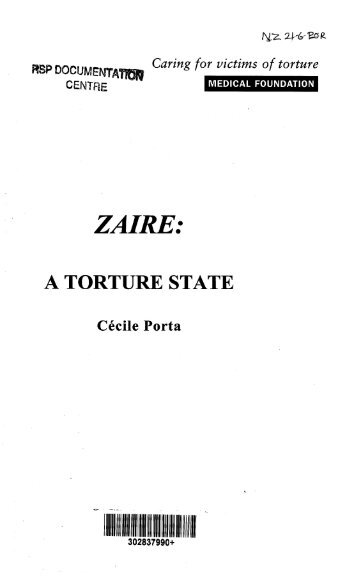 ZAIRE: - Freedom from Torture