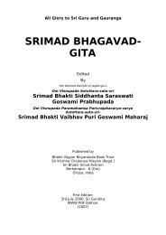 Srimad Bhagavad Gita - Srila Bhakti Vaibhava Puri Maharaja