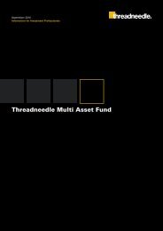 Threadneedle Multi Asset Fund - Threadneedle Investments