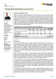 Threadneedle Global Equity Income Fund - Threadneedle Investments
