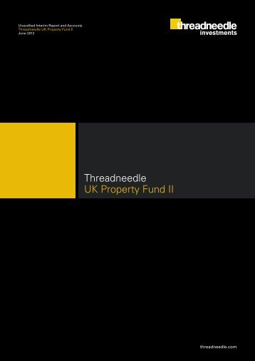 Threadneedle UK Property Fund II - Threadneedle Investments