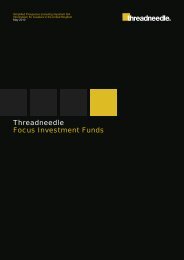 Threadneedle Focus Investment Funds - Threadneedle Investments