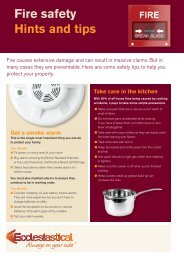 fire safety tips PDF. - Ecclesiastical Insurance