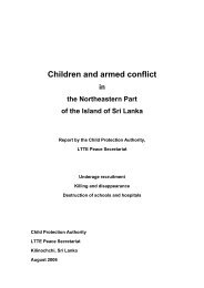 LTTE Peace Secretariat - CRIN