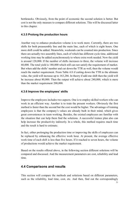 Improvement of Material Flow in the Production and Supply Chain of ...