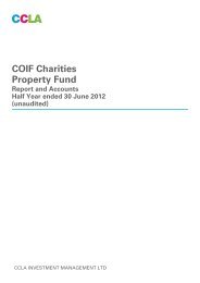 COIF Charities Property Fund - CCLA