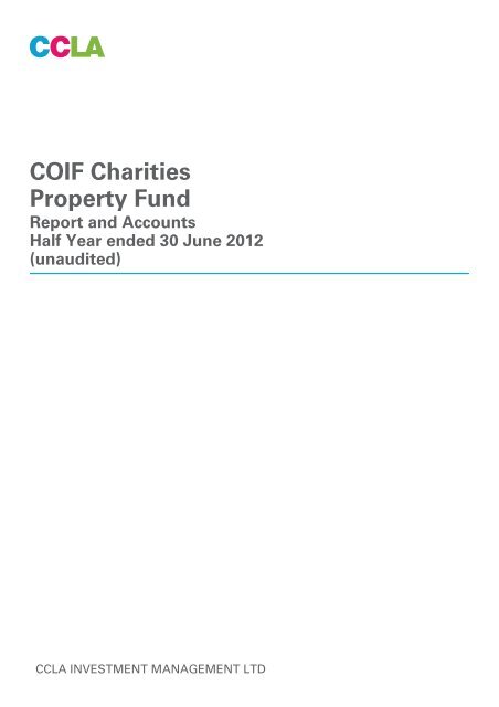 COIF Charities Property Fund - CCLA