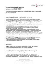 Jahresbericht 2010/11 der Schulsozialarbeit Eschenbach - Schule ...