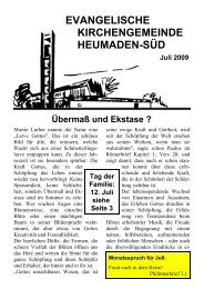 Word Pro - 2009-7Text.lwp - Kirchengemeinde Heumaden-SÃ¼d