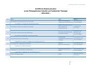 Ablauf schriftliche Modulevaluation - Philosophische FakultÃ¤t