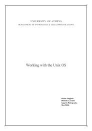 Working with the Unix OS