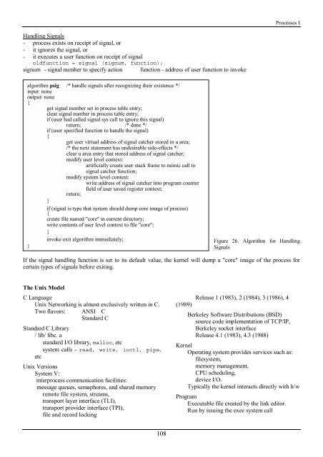 Working with the Unix OS